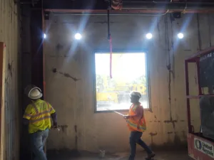 concrete wall cores made for takeda pharmaceuticals demolition project