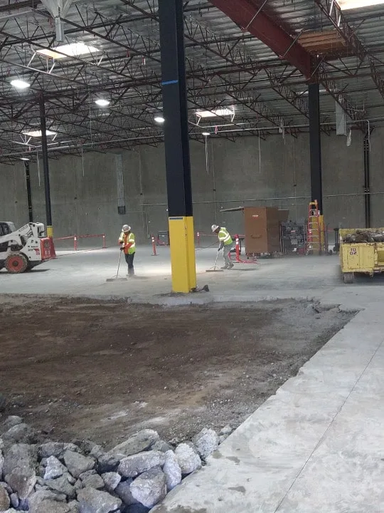 rivian service center demolition project van nuys - interior pic 2