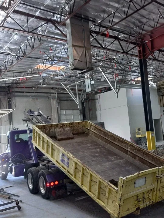 rivian service center demolition project van nuys - removal pic 1