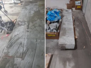 imt residential concrete coring split screen of flat sawing slabs