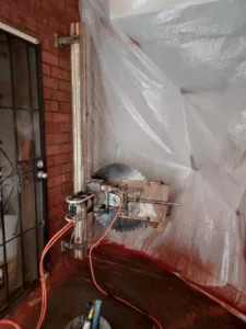 pace elderly care center demolition using wall sawing indoors - slide 1