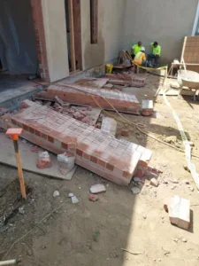pace elderly care center demolition using wall sawing outdoors - slide 3