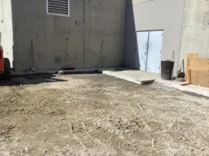Over 2,700 square feet of concrete slab demolished and removed at Vans Skatepark in Costa Mesa