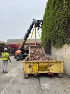 concrete removal project for Canyon Builders in Downtown Los Angeles
